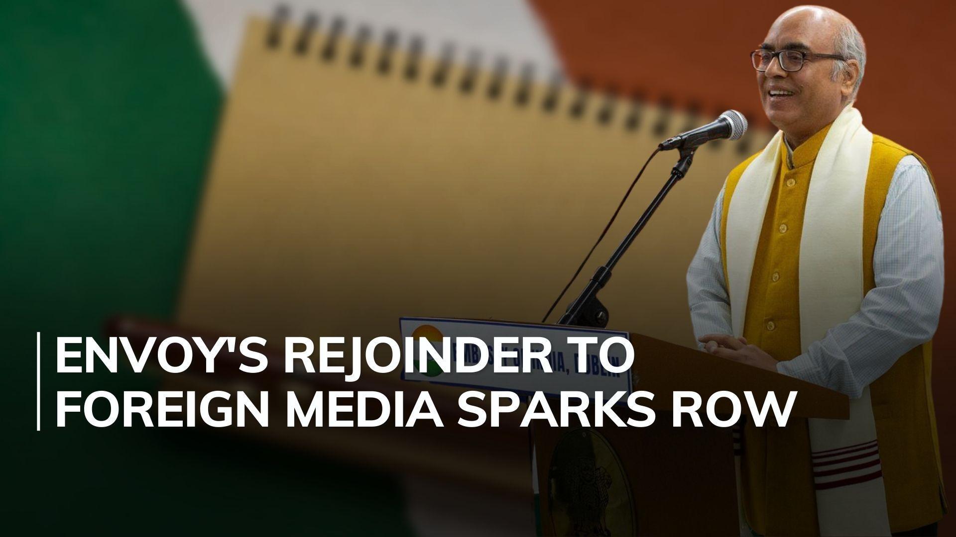 India's Ireland envoy blames Congress for corruption in India, party slams 'disgraceful behaviour'  