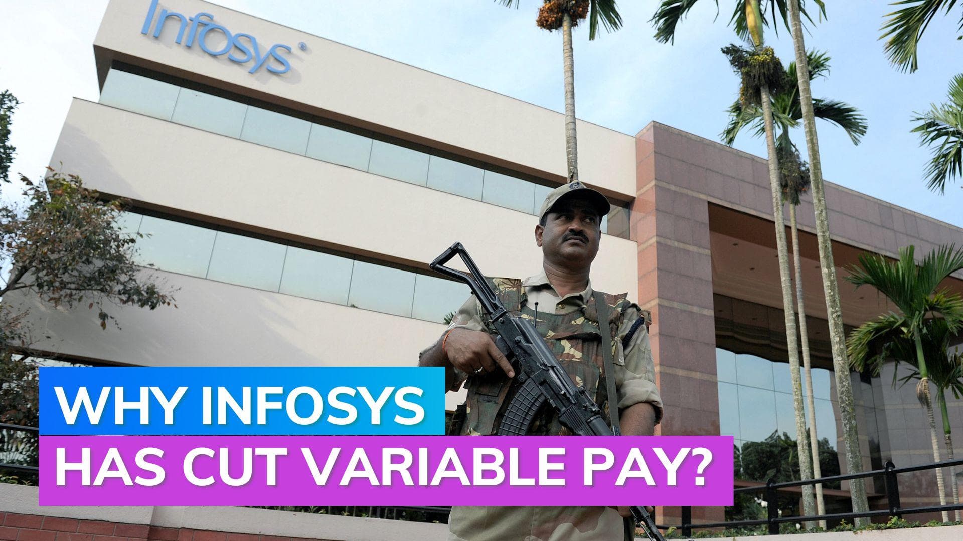 Infosys cuts average variable pay