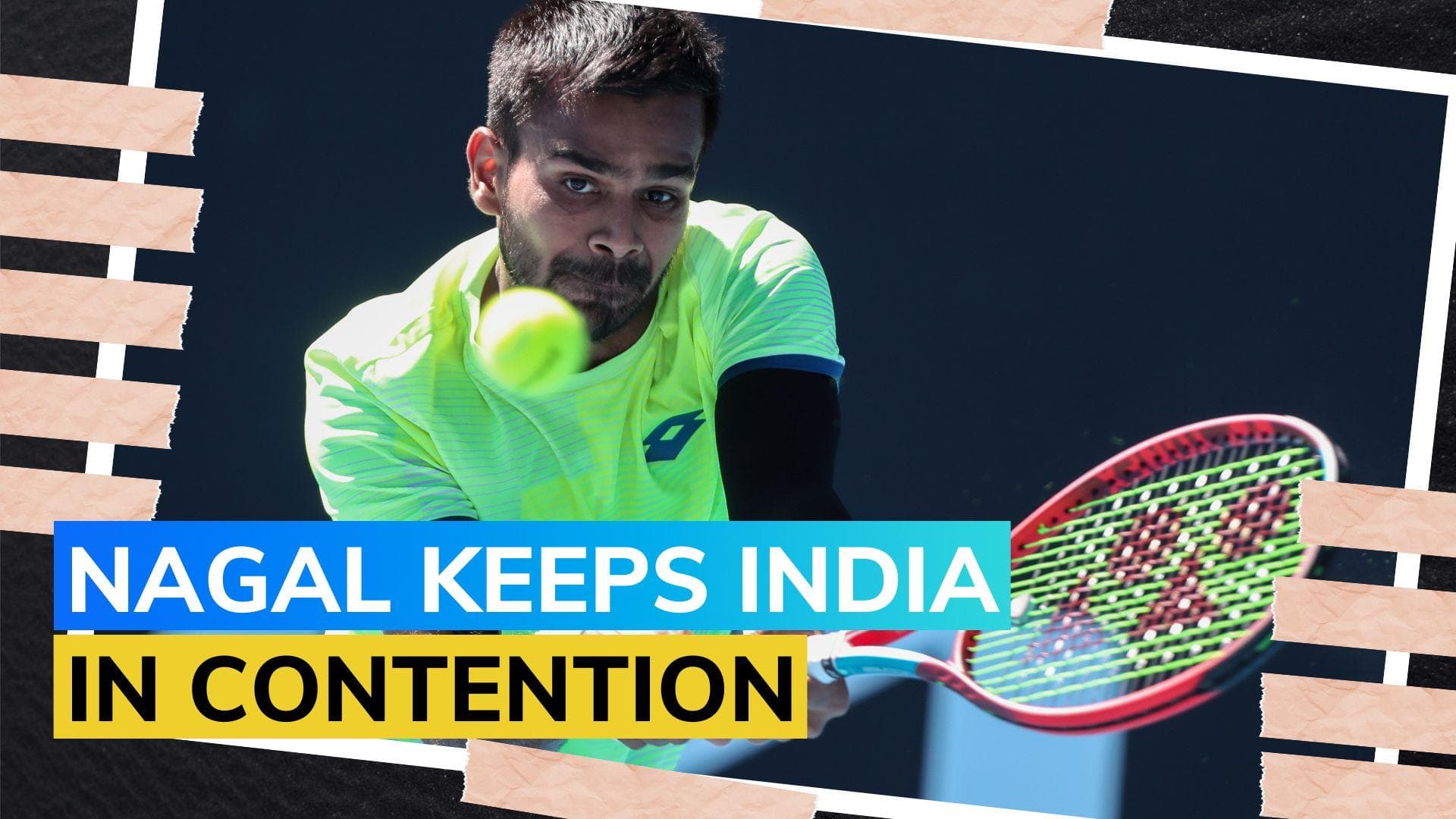 Davis Cup: Sumit Nagal brings India back with close win after Yuki's defeat