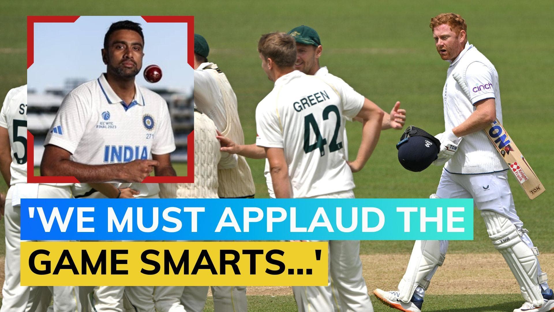 R Ashwin voices support for Alex Carey amid Jonny Bairstow run out controversy at Lord's | Ashes 2023
