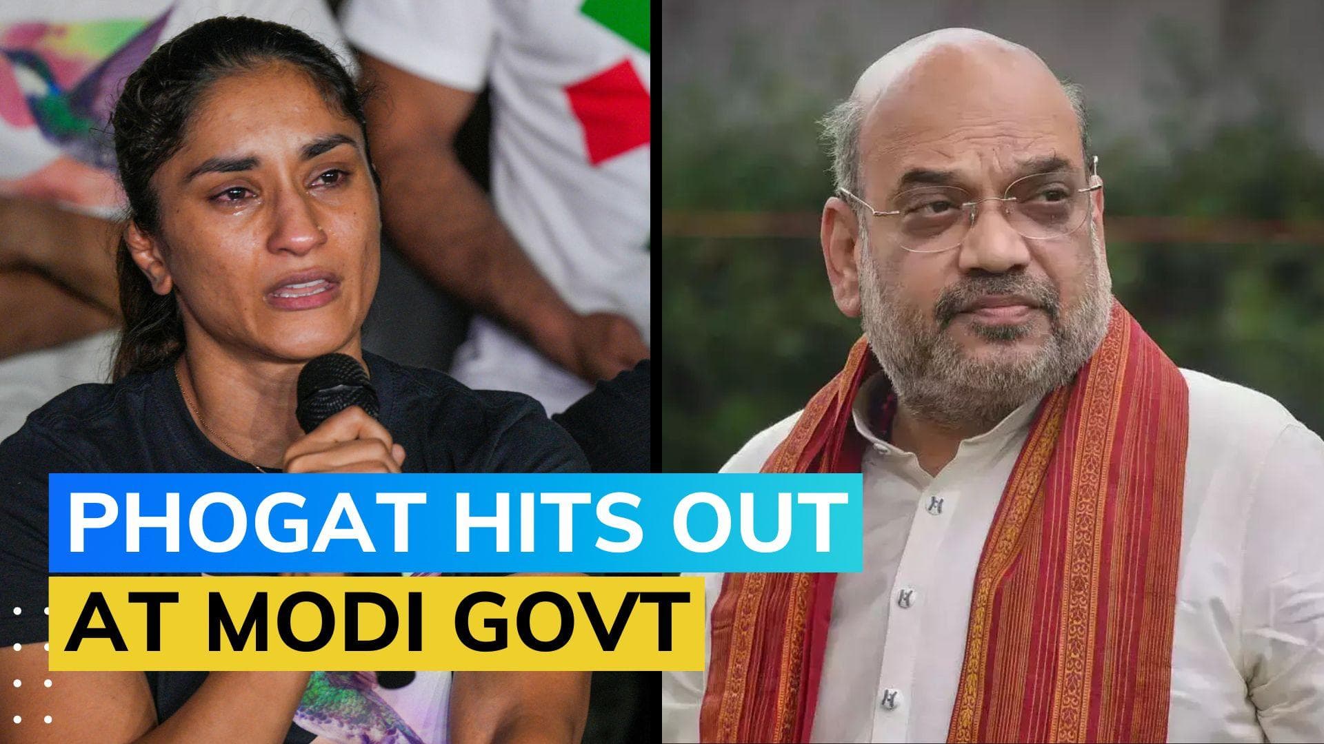Wrestlers' Protest: 'Ask Amit Shah why...' Vinesh Phogat accuses government of shielding Brijbhushan