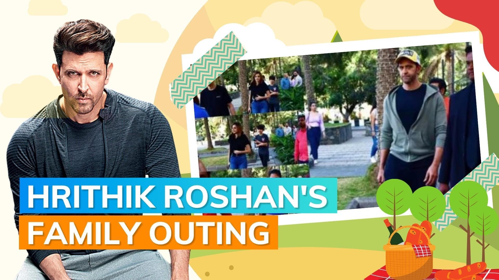 Hrithik Roshan and ex-wife Sussanne Khan's day out with their sons; Watch here
