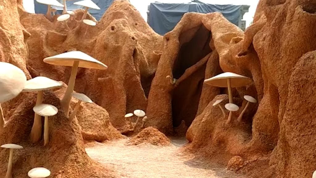 Durga Puja 2021 : উইঢিপির অনুকরণে মণ্ডপ সজ্জা, থিমের অভিনবত্বে নজর কাড়ছে হরিদেবপুর স্পোর্টিং ক্লাব 