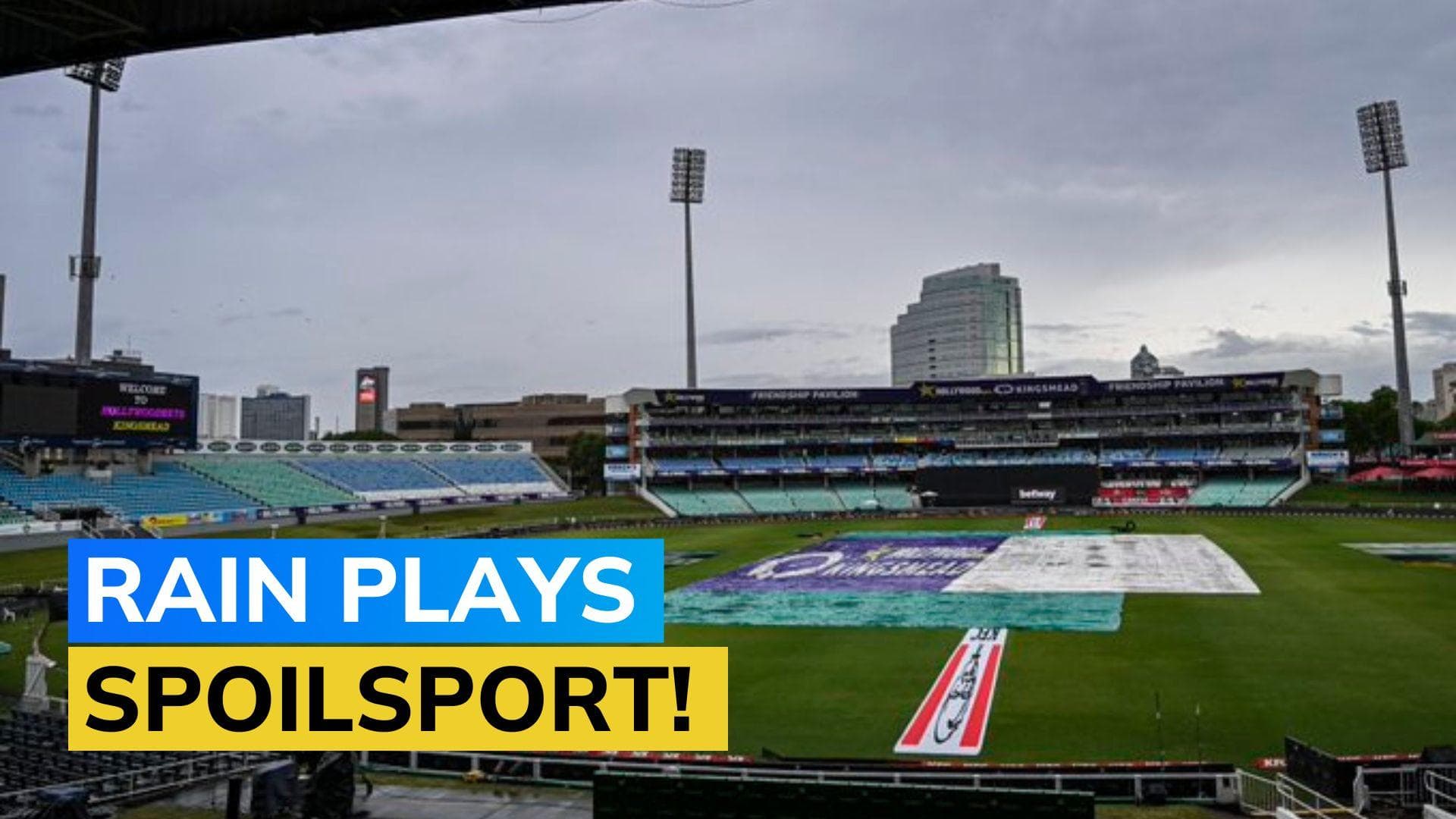 IND vs SA 1st T20I: Incessant rains lead to game being called off without a ball being bowled in Durban 