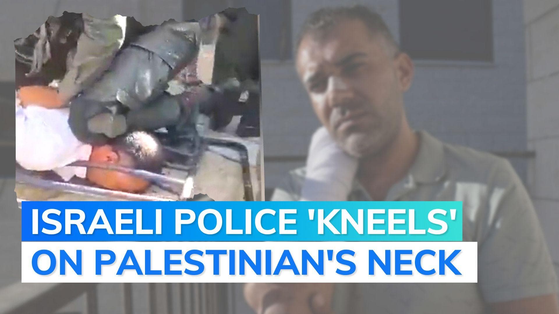 Palestinian man left beaten, bloodied by Israeli police