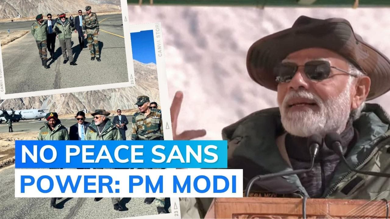 PM Modi celebrates Diwali with soldiers in Kargil