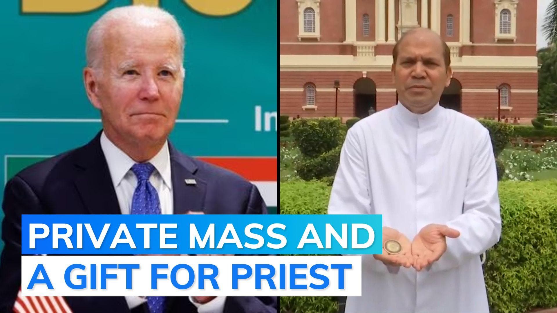 US president performs holy communion service in Delhi before G20