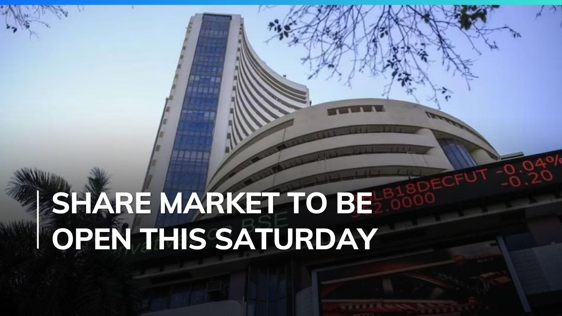 Stock exchanges BSE and NSE to conduct special live trading session on Saturday; here's why