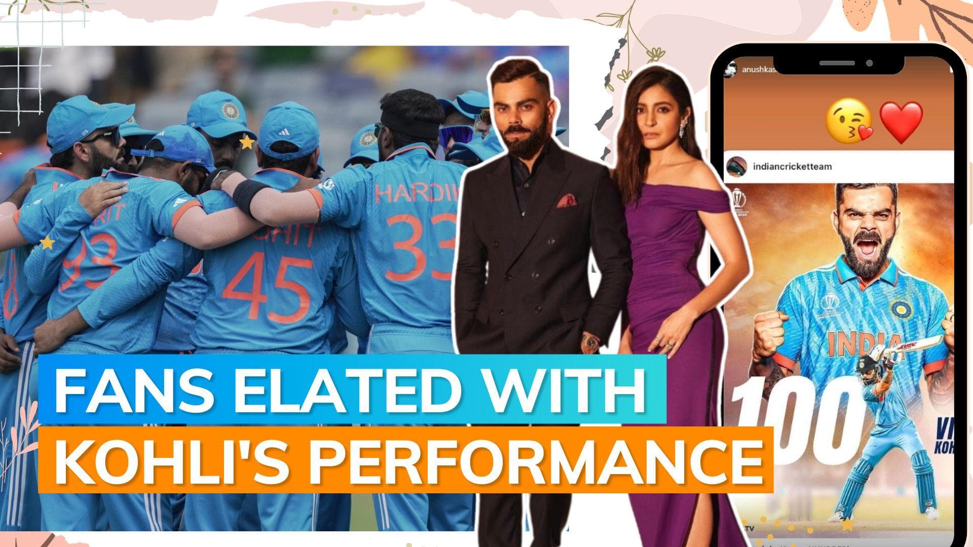 India vs Bangladesh WC match: Anushka Sharma, Ranveer Singh praise Virat Kohli as he scores century