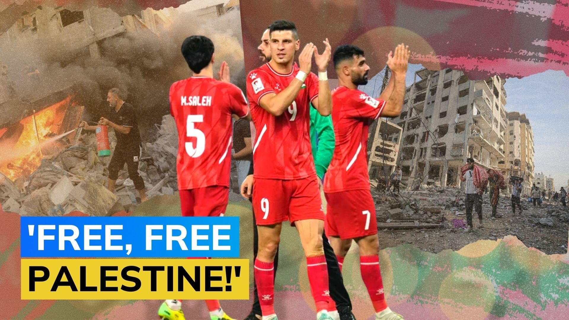 Pro-Palestinian chants echo throughout Palestine vs UAE AFC Asian Cup match