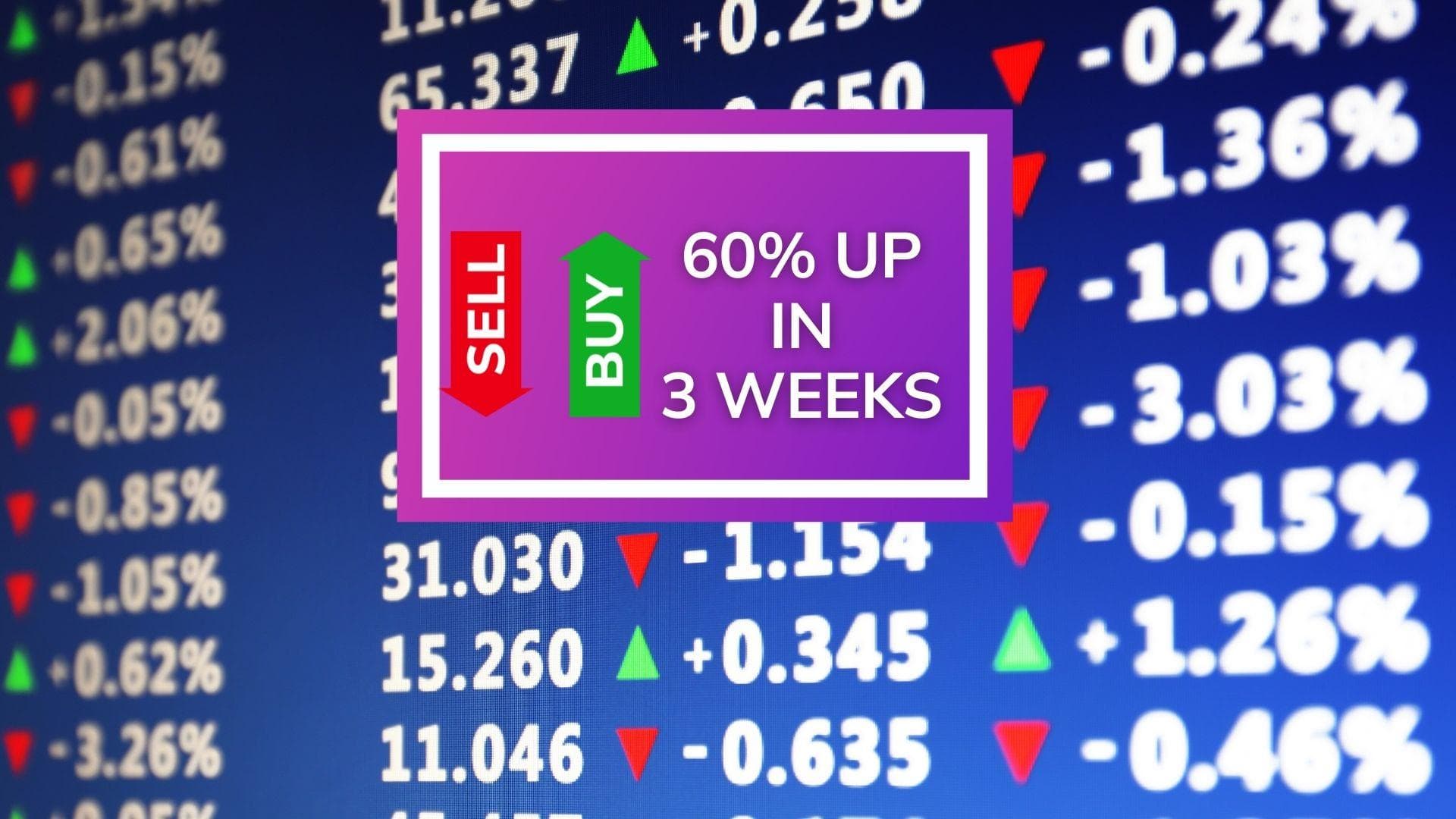 This stock is delivering hot returns, up 60% in 3 weeks