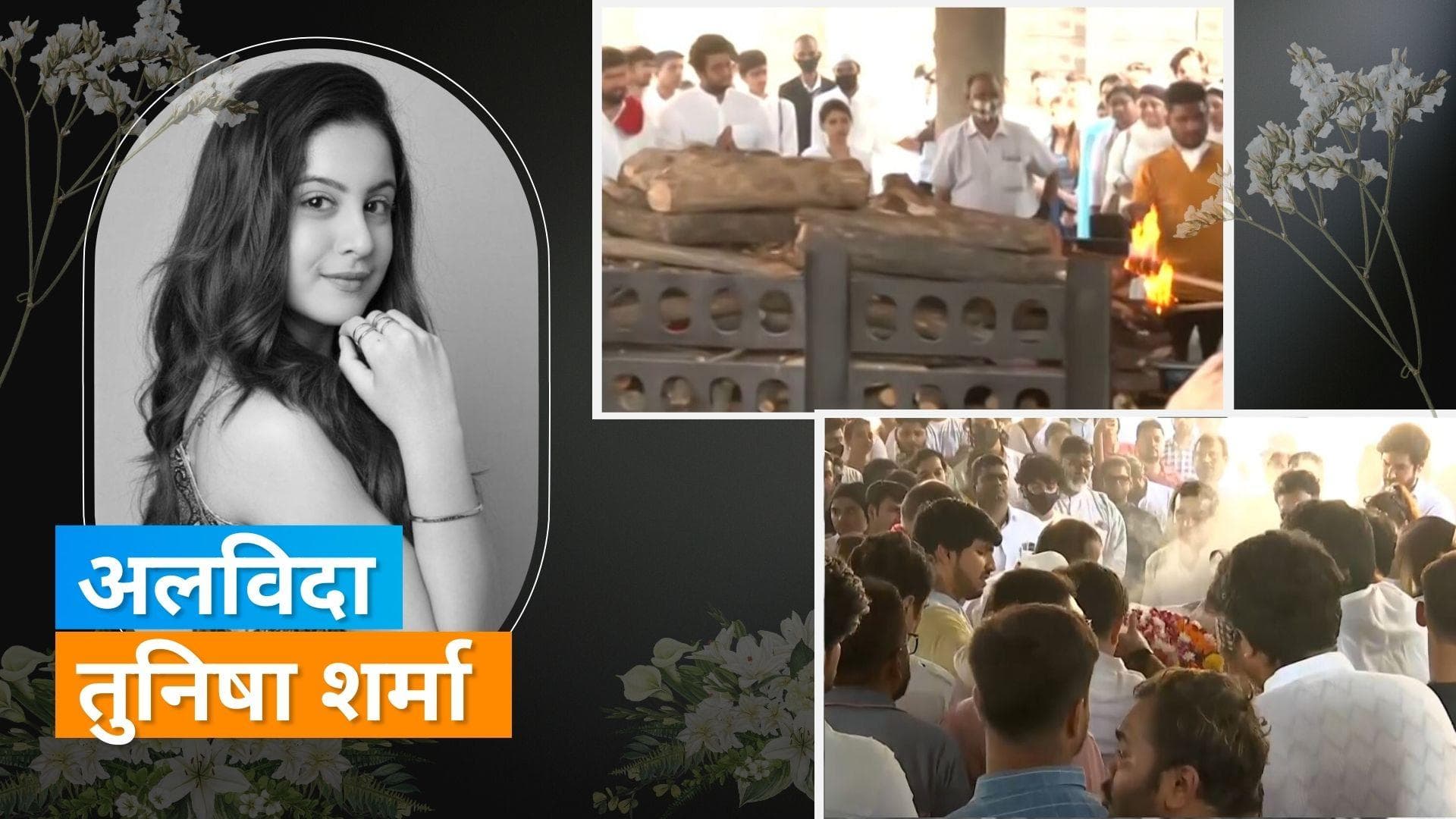 Tunisha Sharma Funeral: परिजनों ने नम आंखों से दी तुनिषा को अंतिम विदाई, शीजान की मां और बहनें रहीं मौजूद