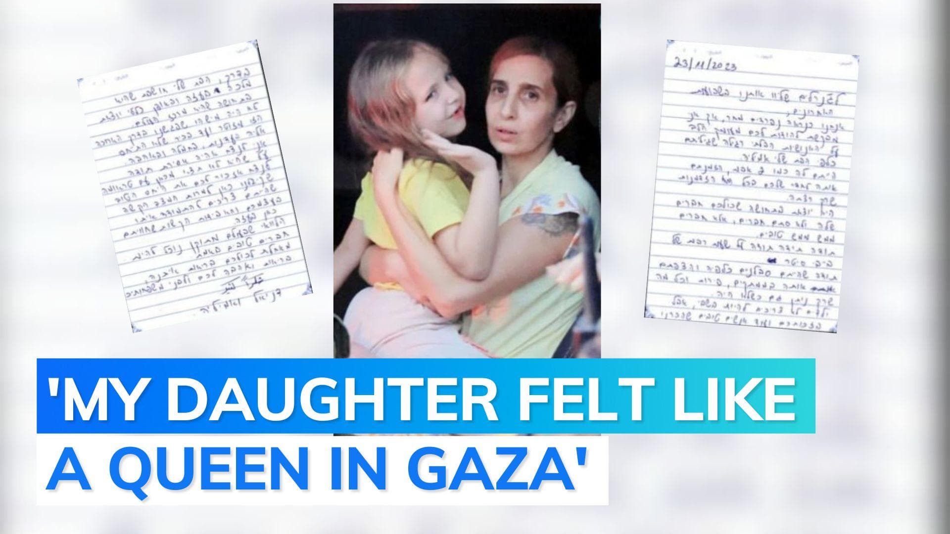  'Forever be a prisoner of gratitude...:' Israeli mother's heartfelt letter to Hamas