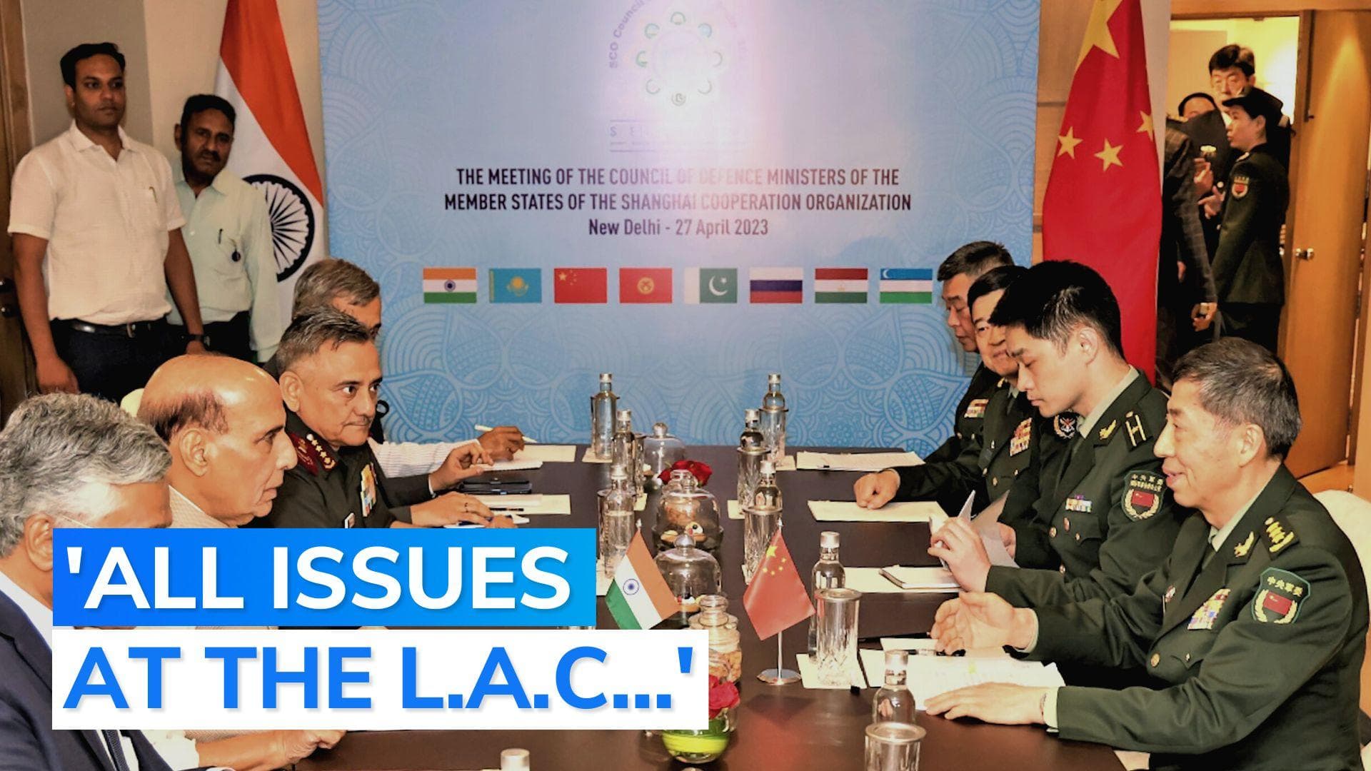 'Basis of ties eroded by...': India rebukes China in defence ministers' meet