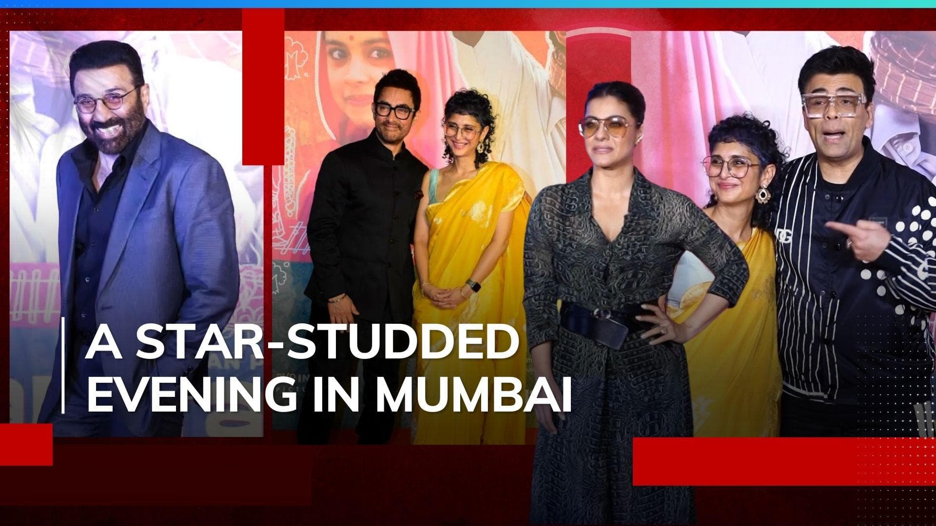 ‘Laapataa Ladies’: Sunny Deol, Kajol, Karan Johar attend screening of Kiran Rao’s film