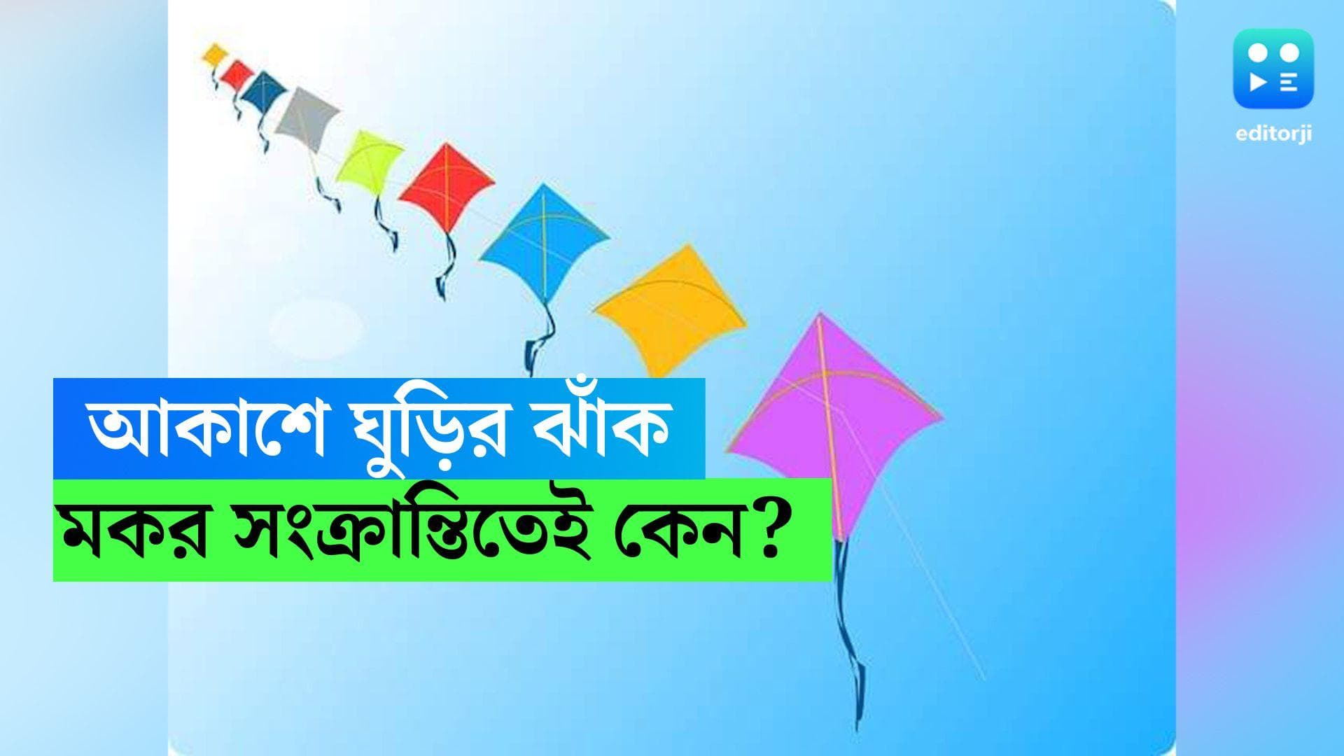 Makar Sankranti Kite Festival: মকর সংক্রান্তিতেই আকাশ জুড়ে ঘুড়ির উৎসব, এর পেছনে কোন কারণ, জানেন?
