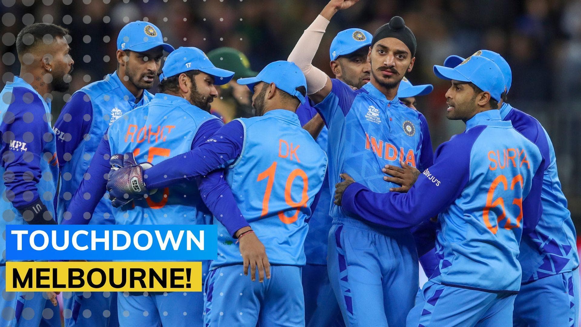 T20 World Cup 2022: Team India arrive in Melbourne for final group game