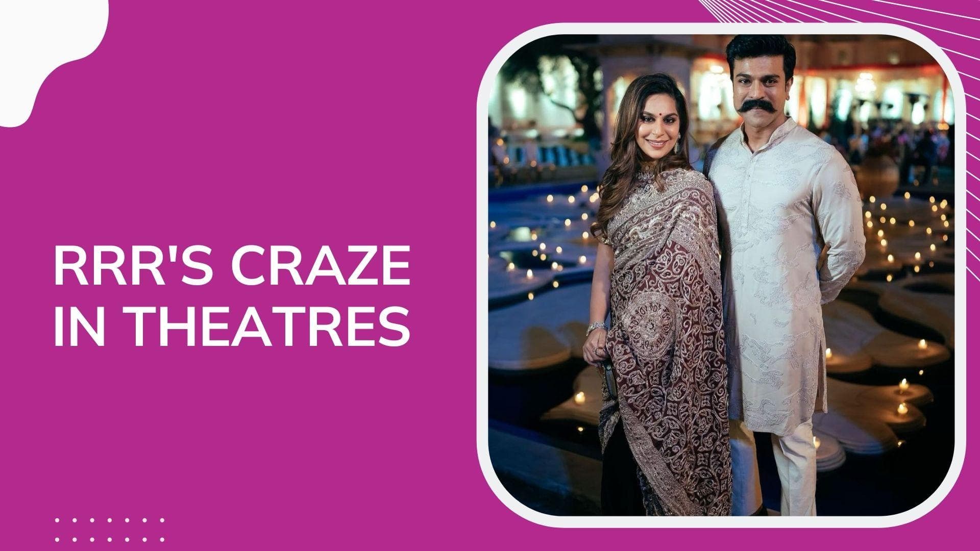'RRR': Ram Charan's wife Upasana Konidela enjoys husband's film in theatre 
