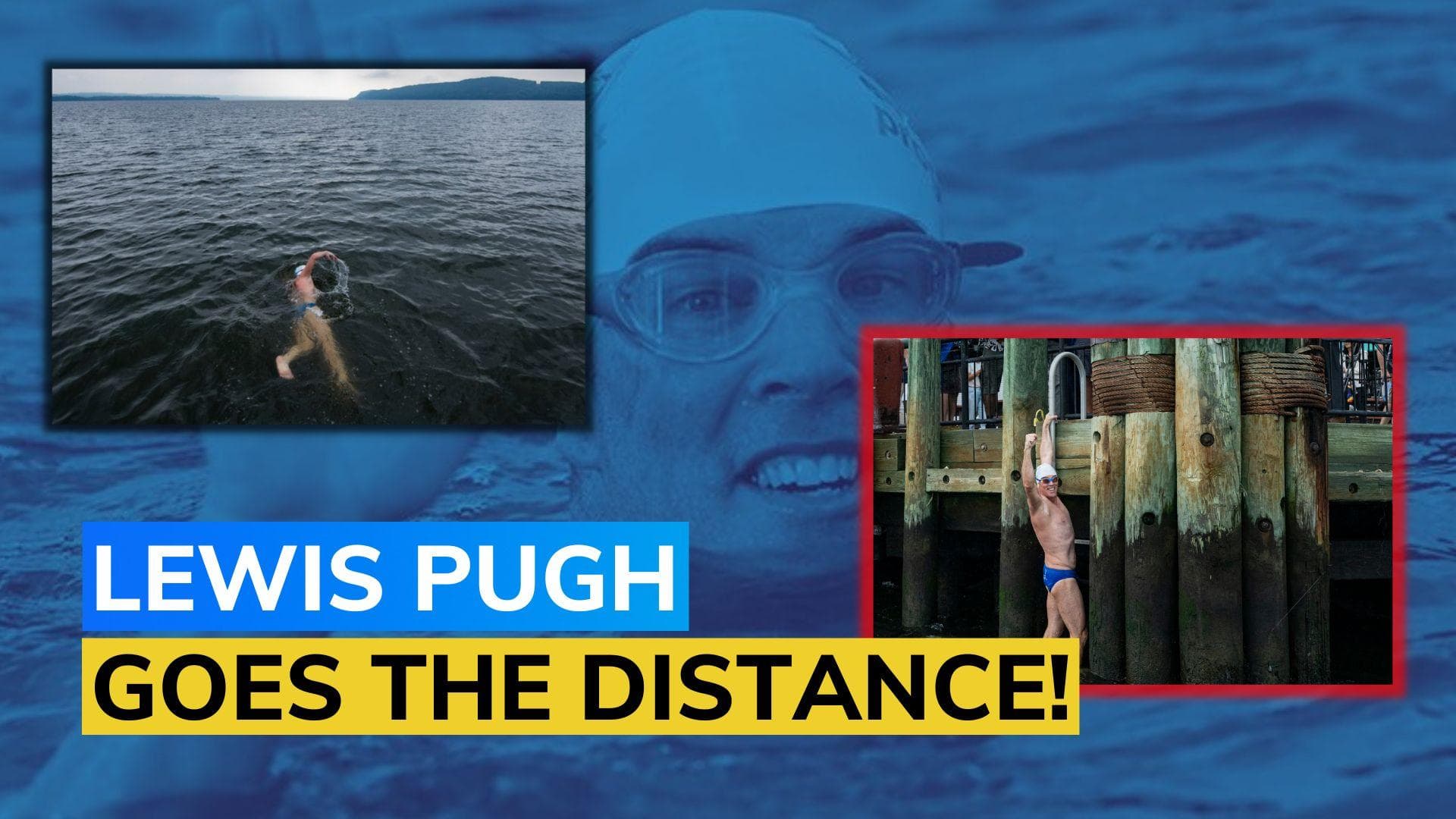 WATCH: 53-year-old English swimmer swims entire length of 315-mile Hudson River