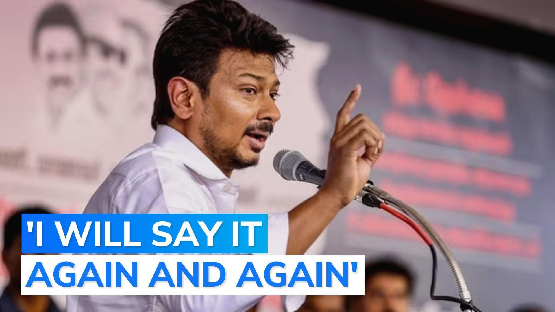 Udhayanidhi Stalin defiant, stands by 'sanatan dharma' remark amid massive backlash