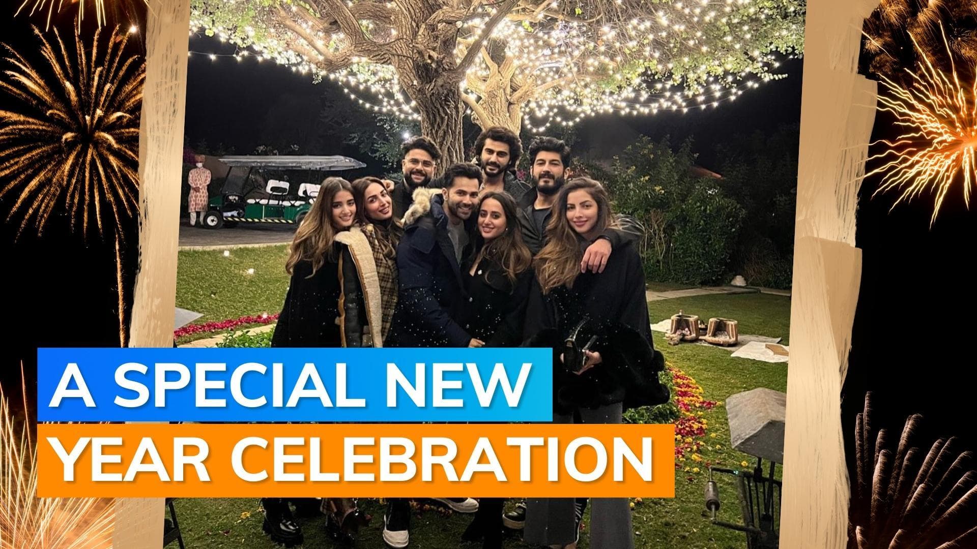 Malaika Arora And Arjun Kapoor seal the new year with a kiss 