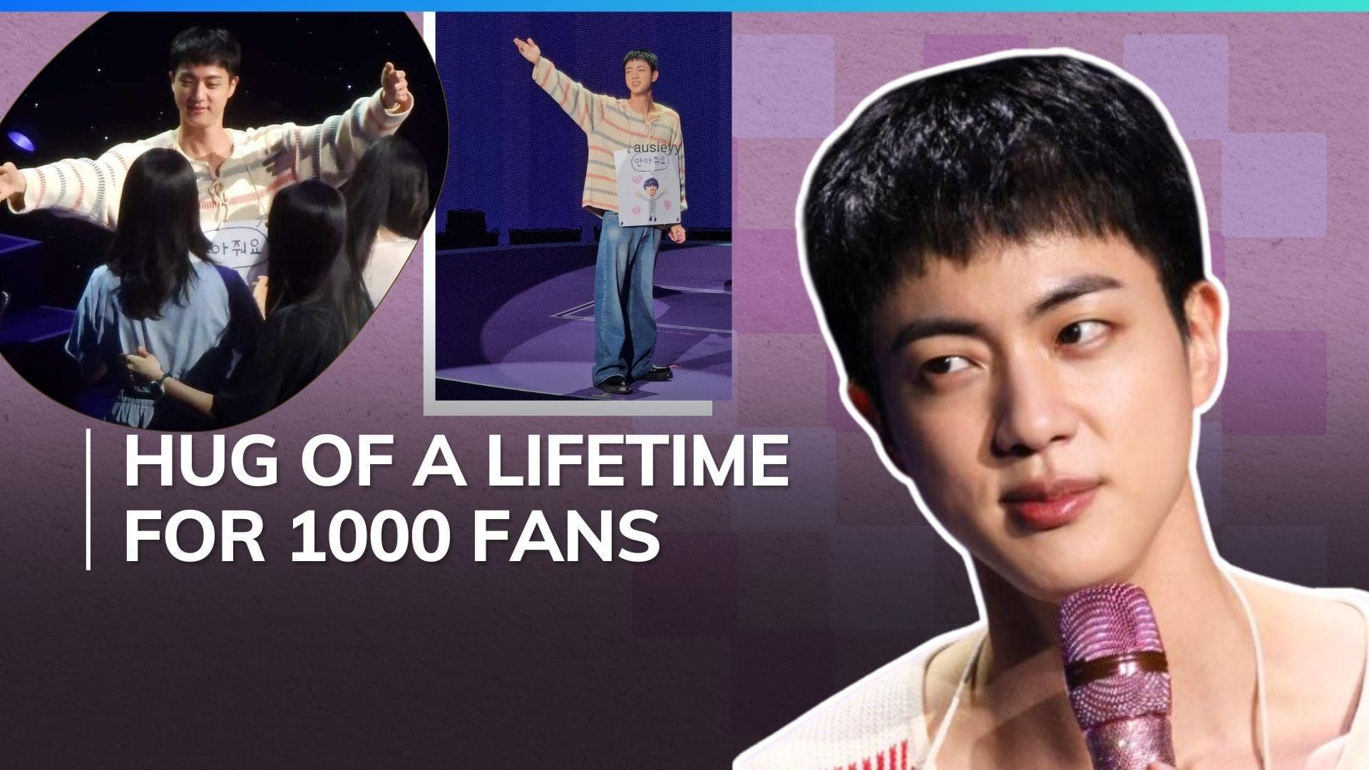 Watch: BTS FESTA 2024 celebrations kick off with Jin’s free hug event, ARMYs get emotional 