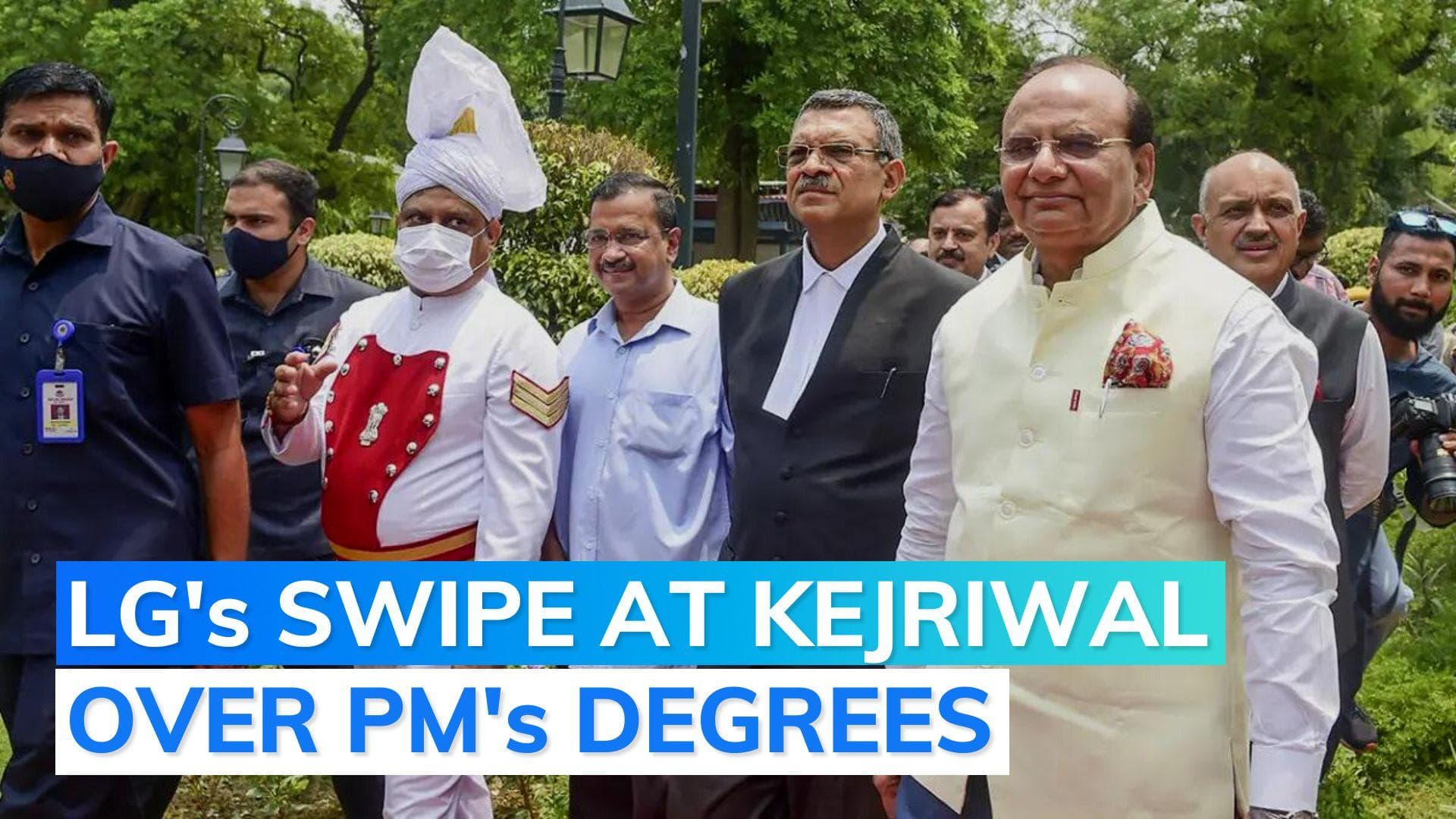 Some remain illiterate despite being educated in IIT: Delhi LG on CM Kejriwal