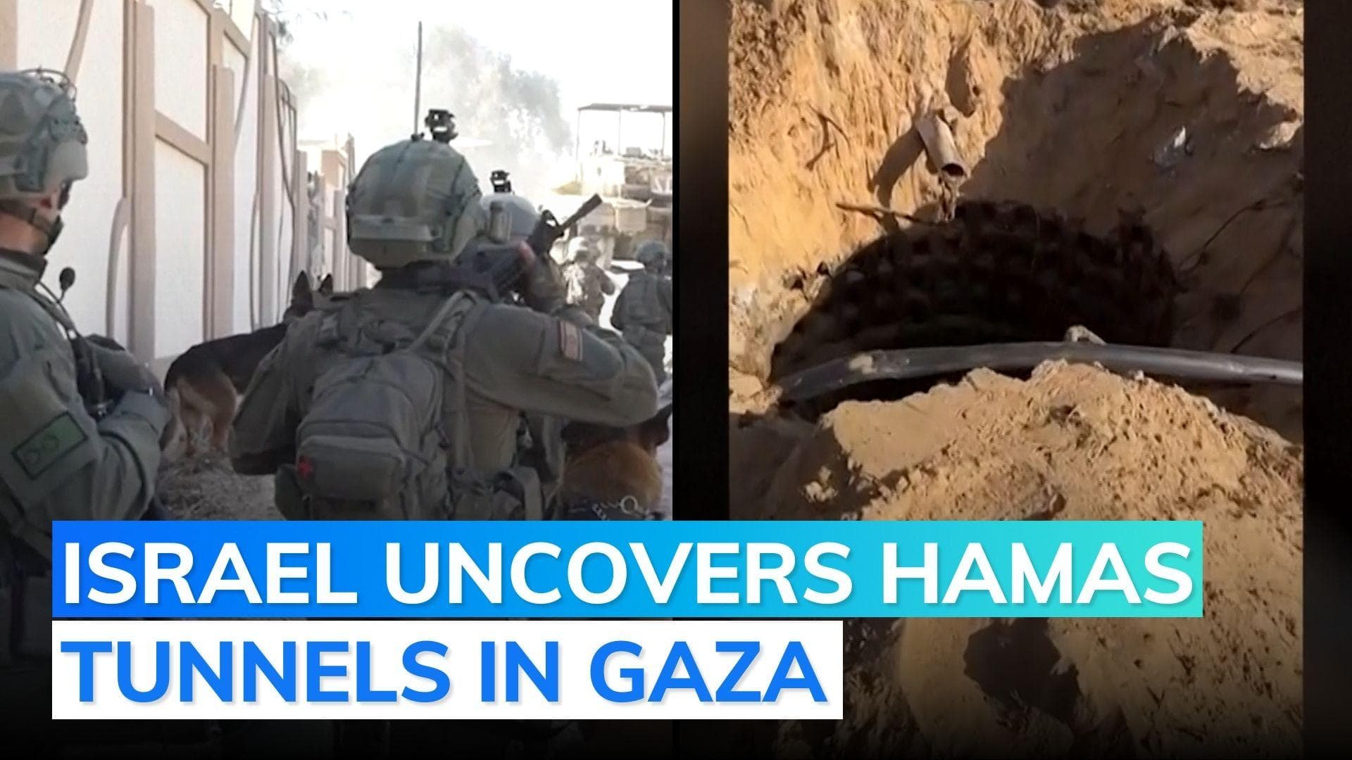 Watch: Israel releases video of Hamas tunnels found in Gaza Strip