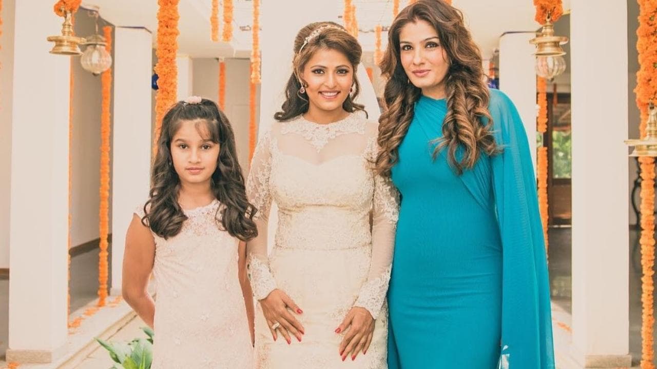 Raveena Tandon shares unseen pictures from her daughter Chaya’s wedding on her anniversary