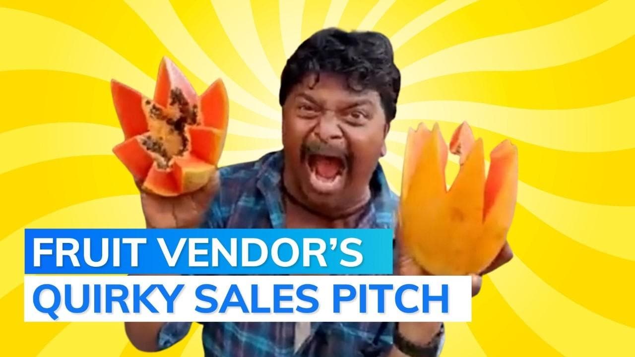 Watch: humble fruit seller takes internet by storm 