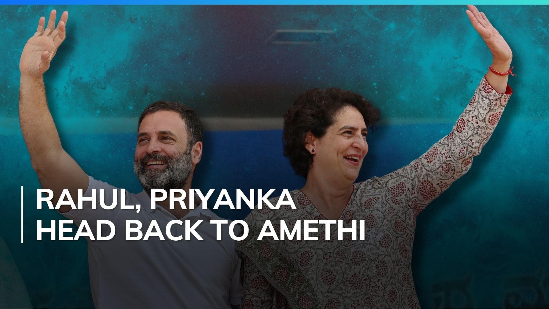 Uttar Pradesh: Rahul and Priyanka Gandhi take part in Congress' 'Dhanyawad Yatra'