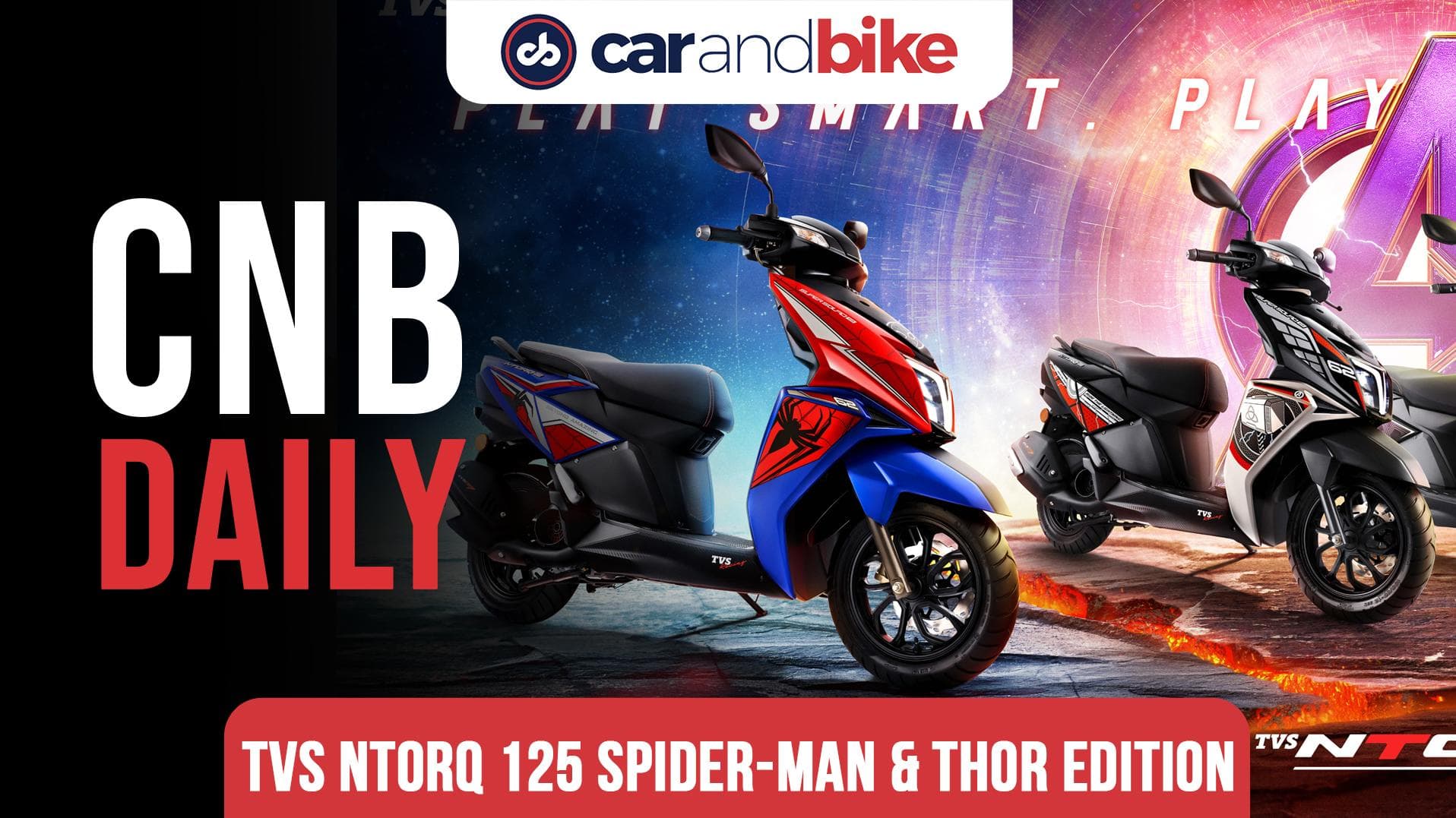 TVS NTorq 125 Spider-Man & Thor Editions Launched