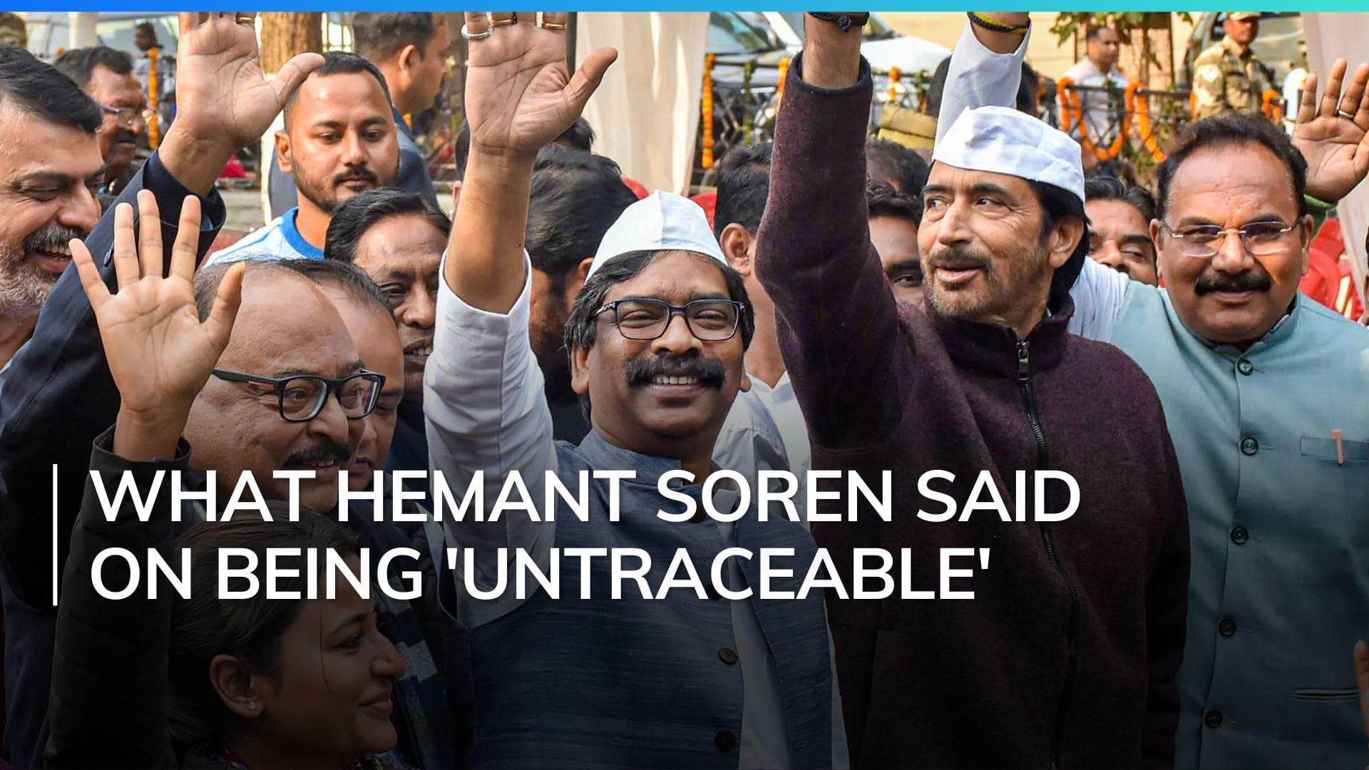 Jharkhand CM Hemant Soren's first reaction amid suspense over whereabouts