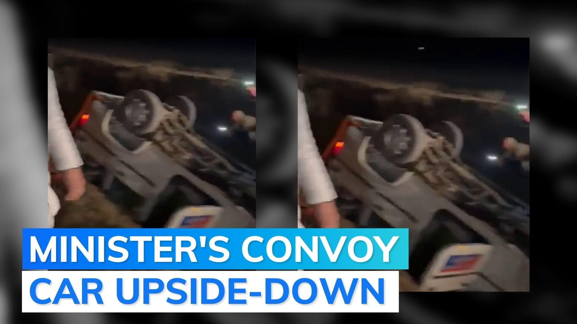 Modi govt minister's convoy car accident: Ashwini Choubey takes injured cops to hospital