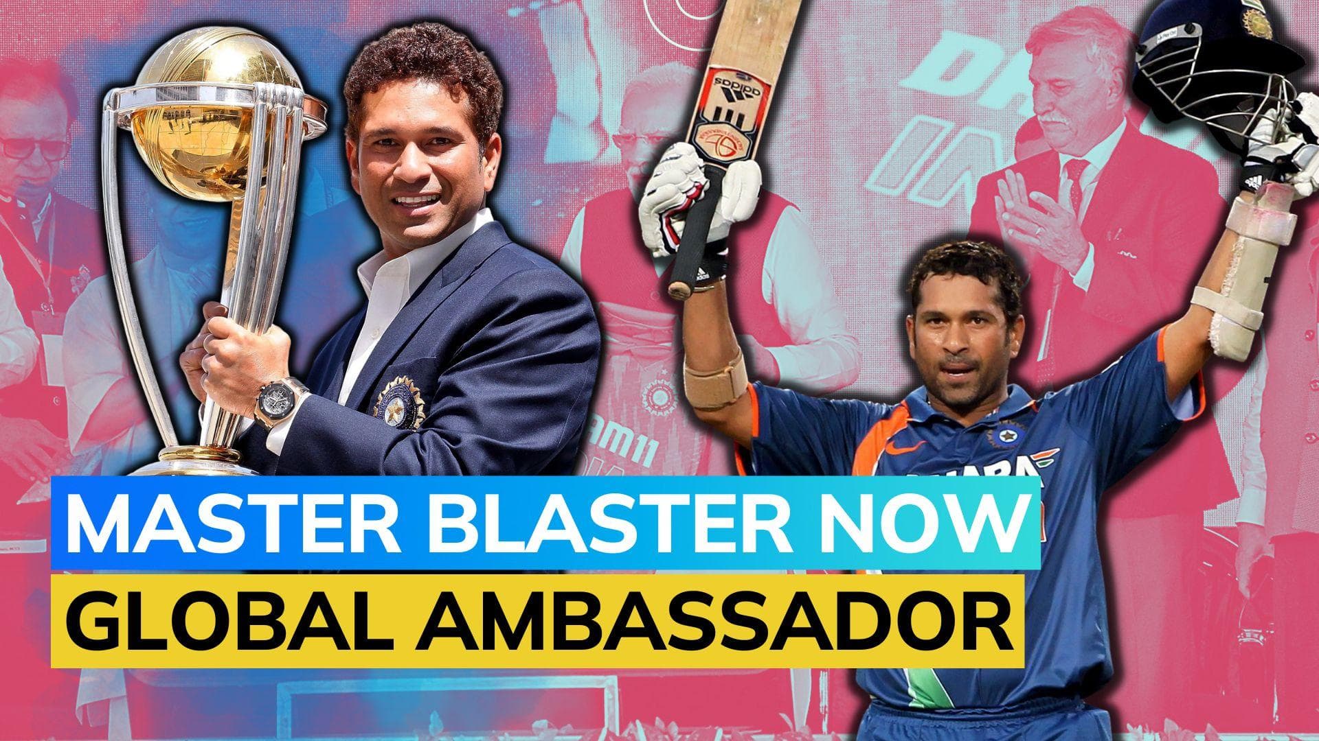 Sachin Tendulkar: Indian cricket icon named 'Global Ambassador' for ICC ODI World Cup 2023