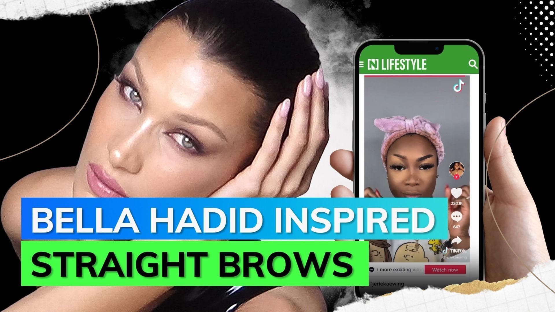 Straight eyebrows are the latest beauty trend Gen Z is falling for