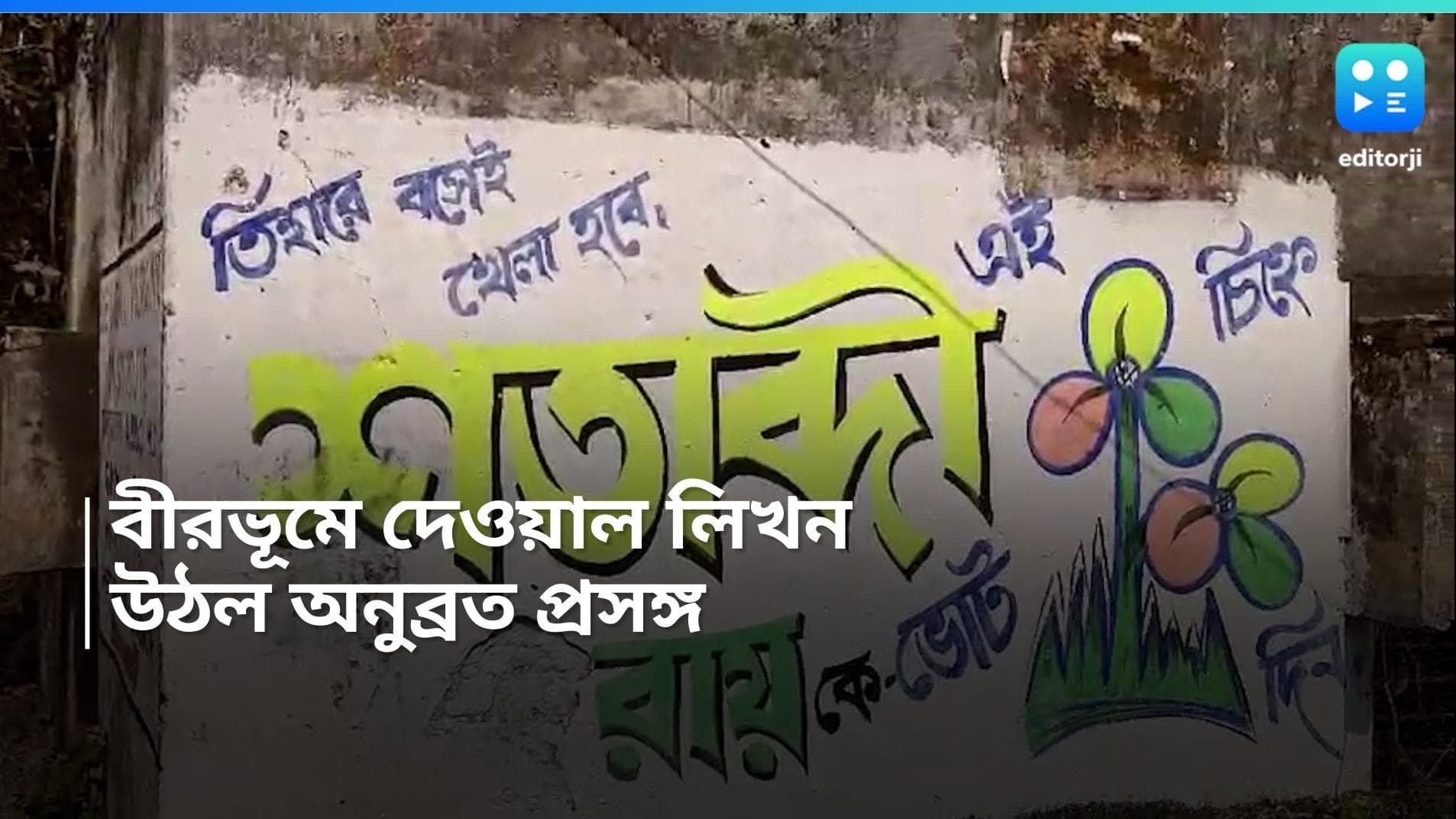 Lok Sabha Election 2024: 'তিহারে বসেই খেলা হবে', বীরভূমের দেওয়াল লিখনে ফিরল অনুব্রত প্রসঙ্গ
