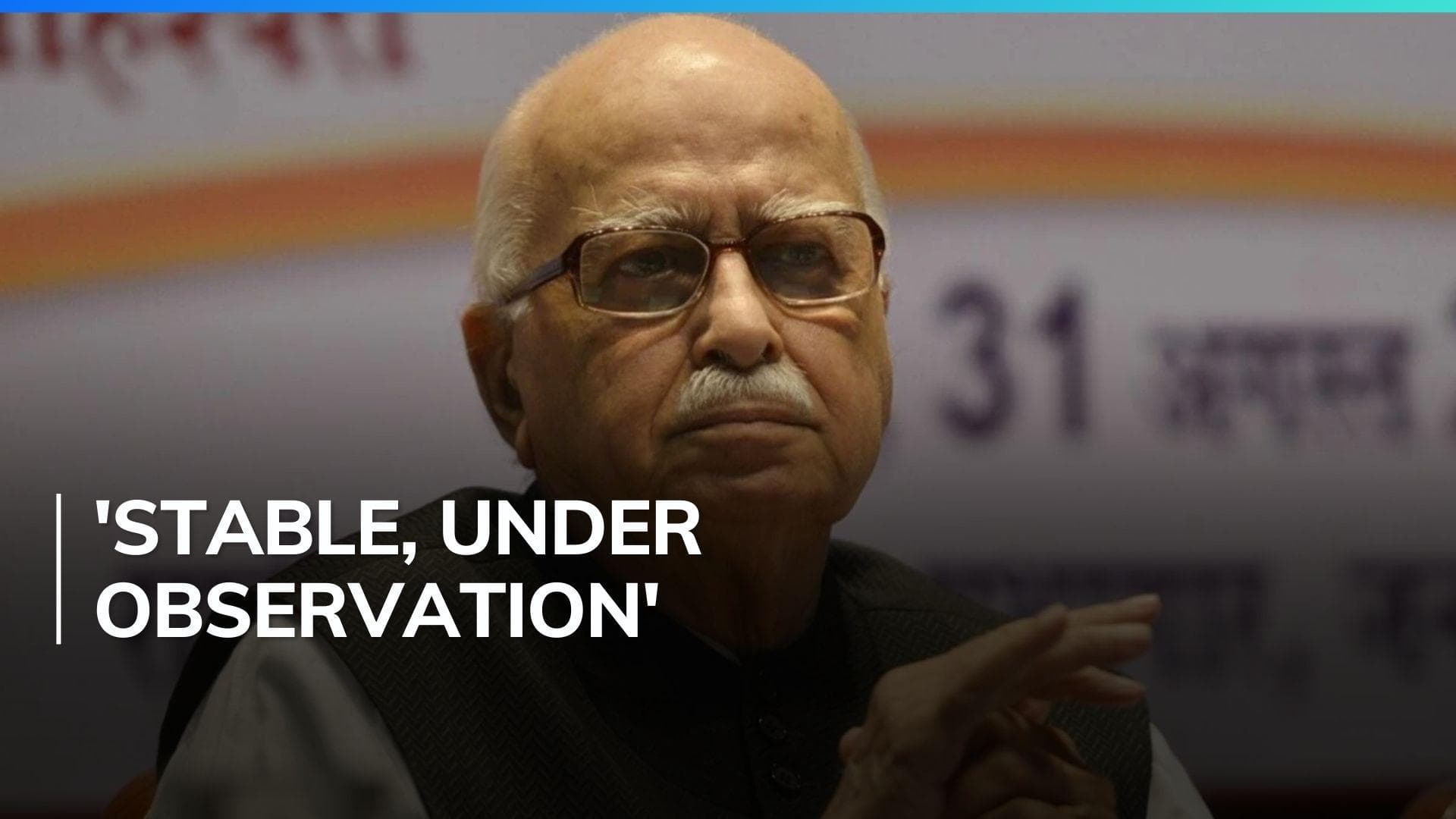 Veteran BJP leader LK Advani admitted to AIIMS in Delhi