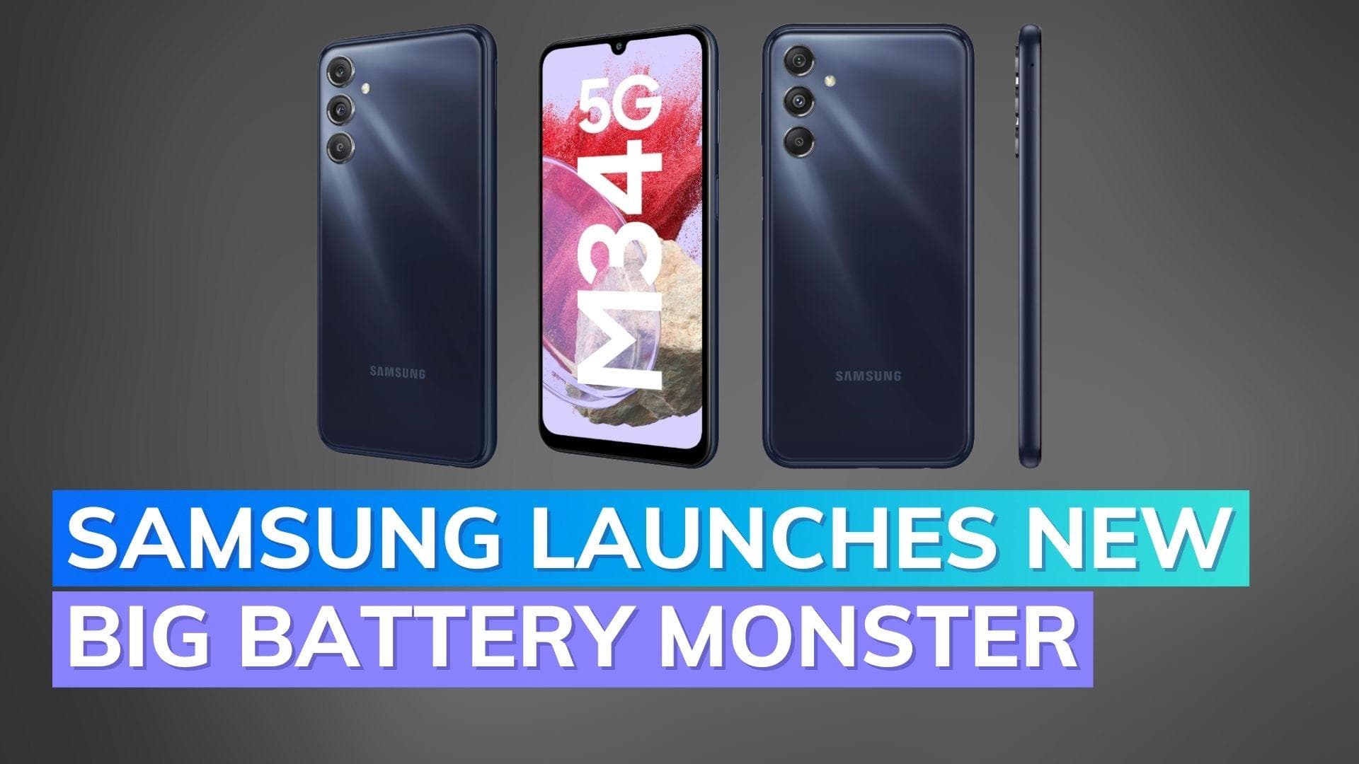 Samsung launches Galaxy M34 5G in India: Check price, specification, variants, sale date