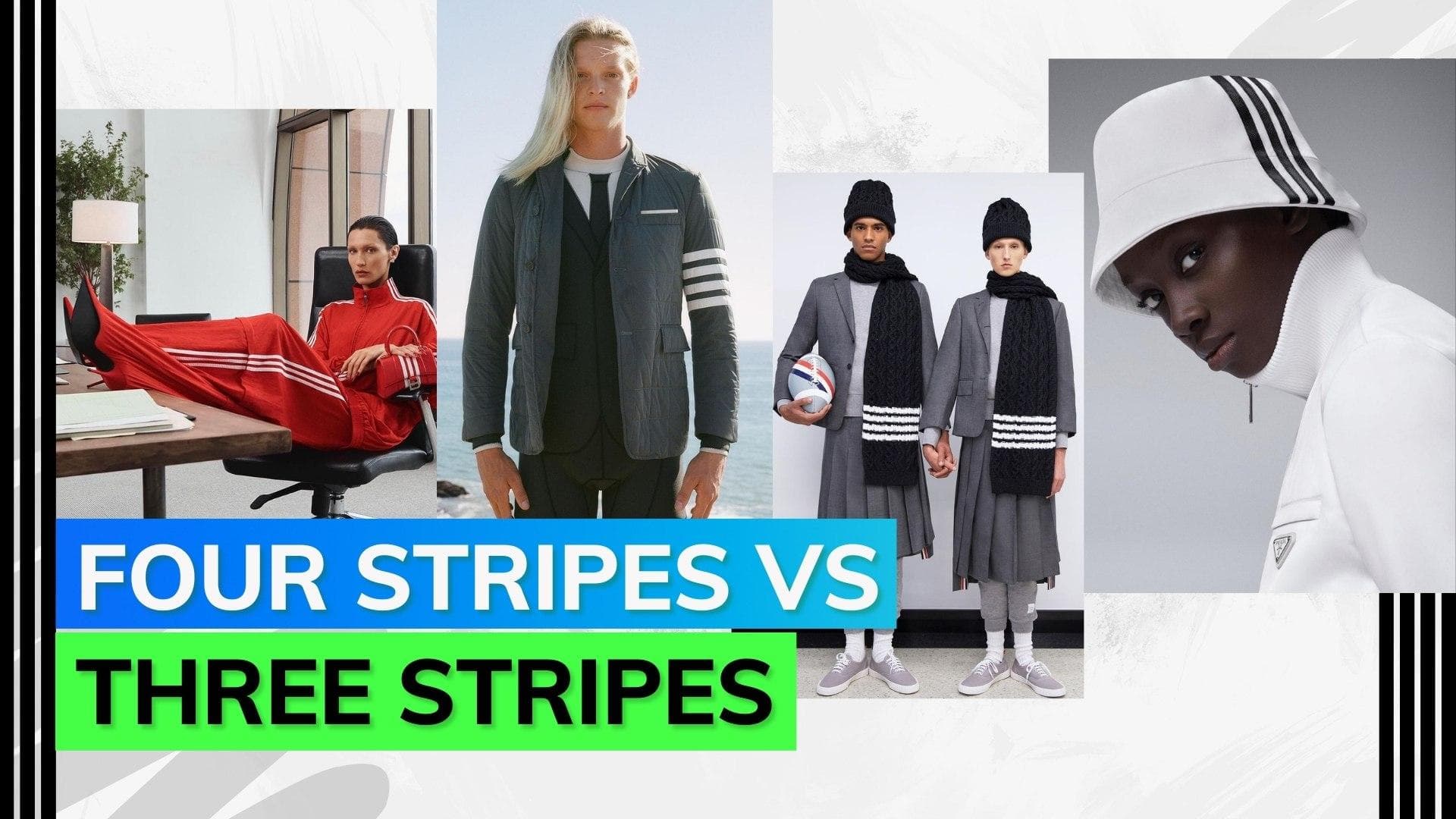 Adidas sues luxury brand Thom Browne over stripes