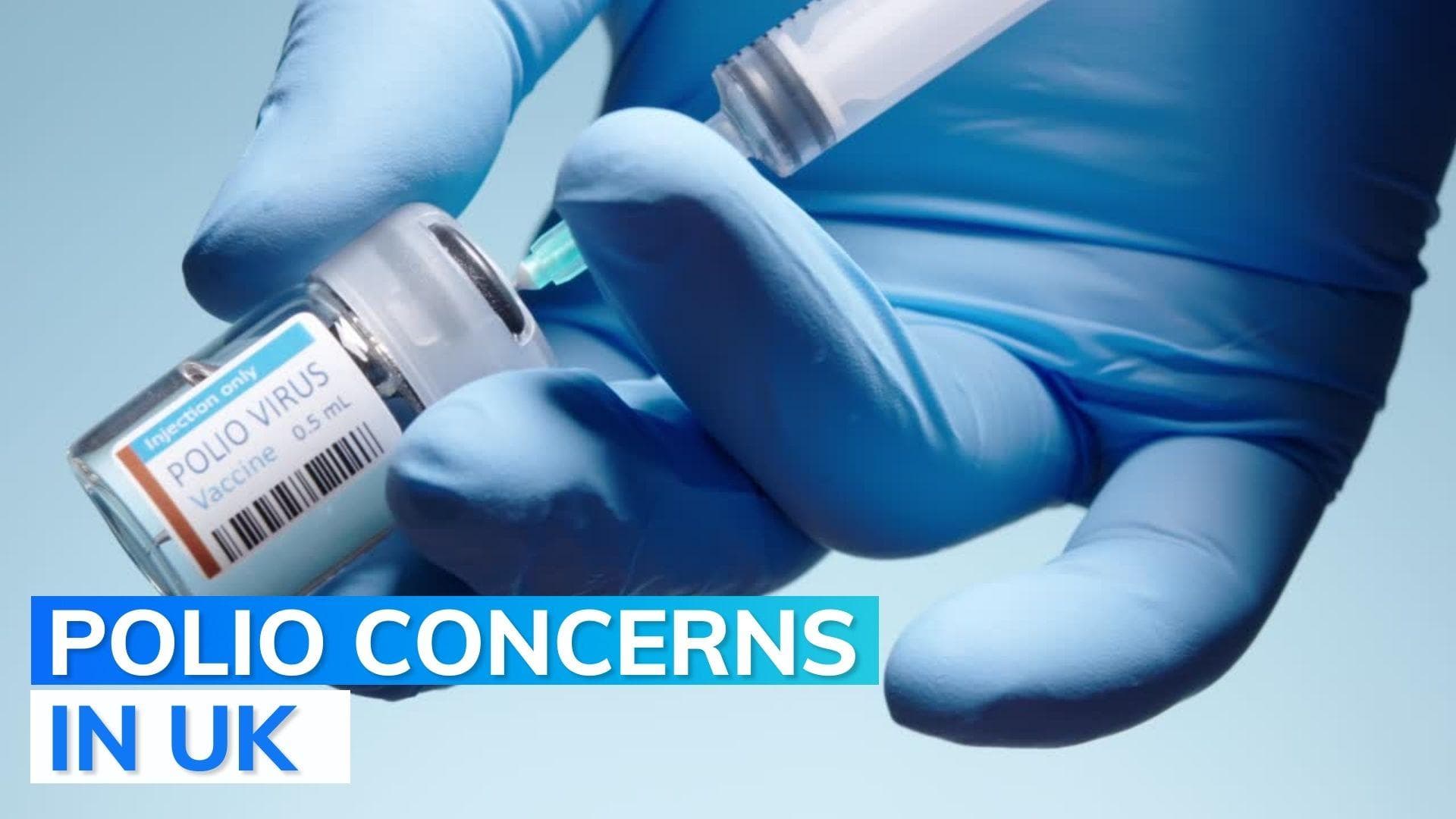 UK on alert after polio virus detected in London sewage