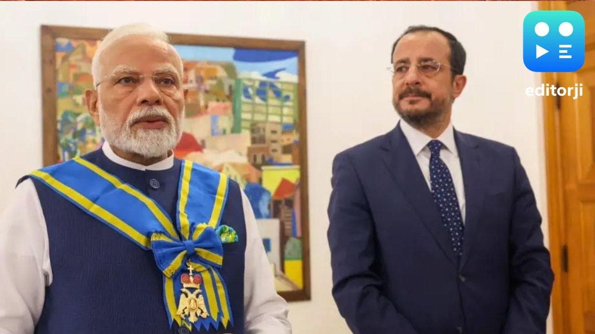 Prime Minister Modi honored with the highest civilian award of Cyprus