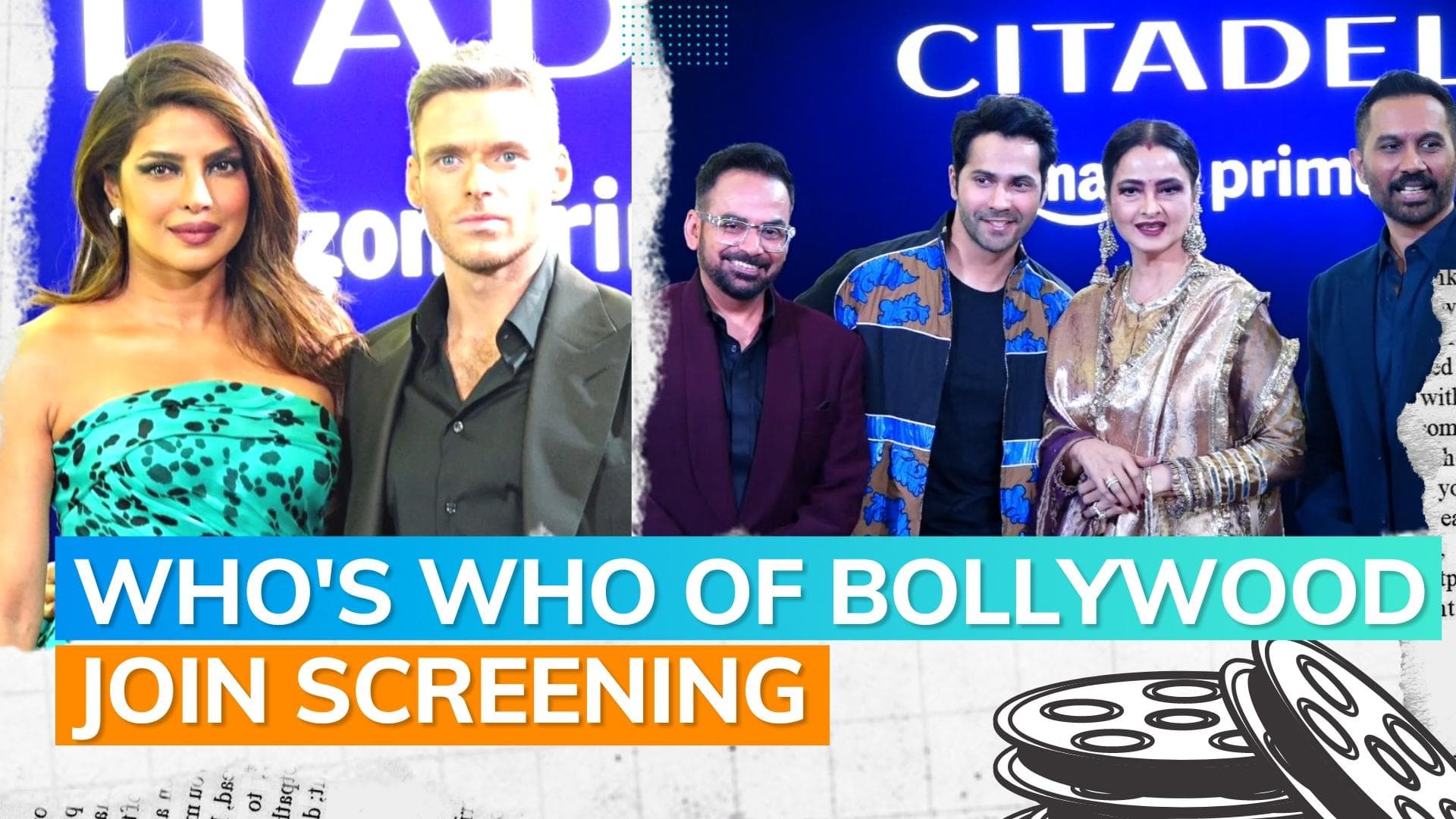 'Citadel' premiere: Rekha, Varun Dhawan, Nora Fatehi and others attend the event