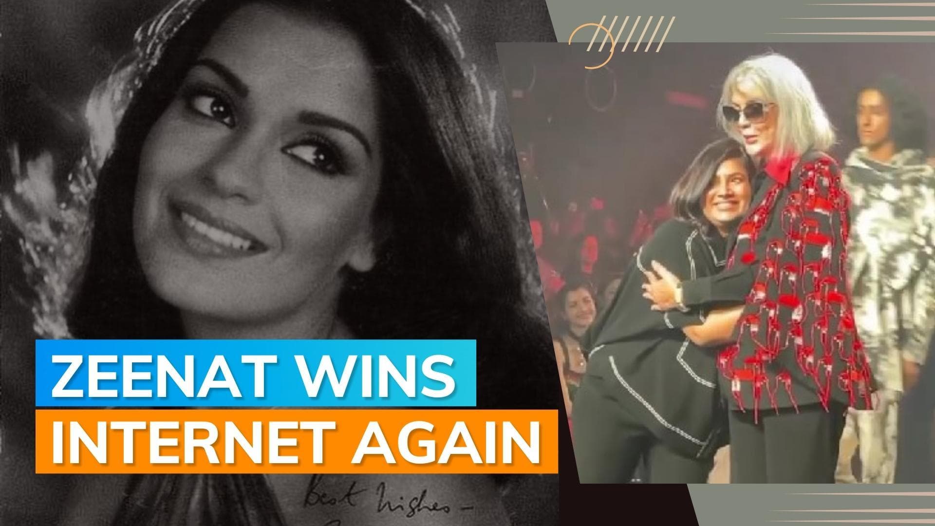 Zeenat Aman turns showstopper at Lakme Fashion Week at 71; fans call her 'legend': Watch