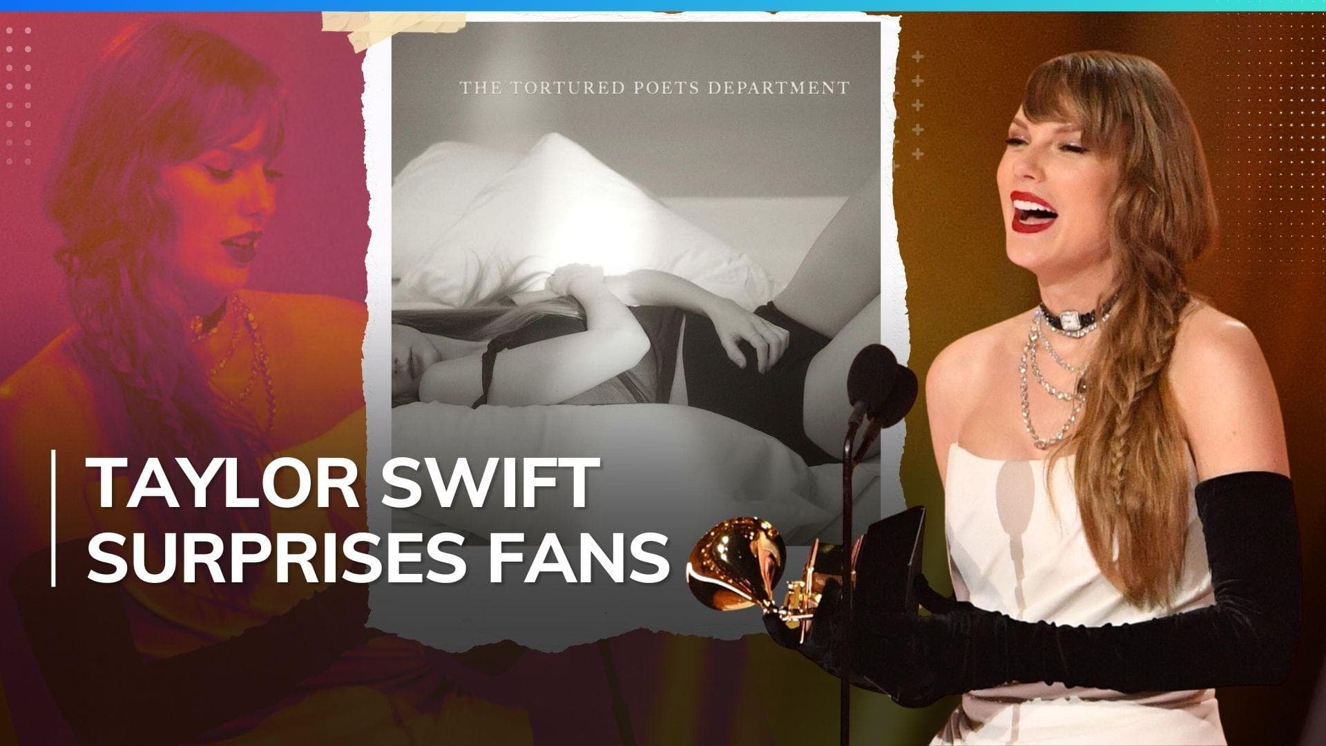 Grammy winner Taylor Swift unveils ‘The Tortured Poet’s Department’ album; announces release date 