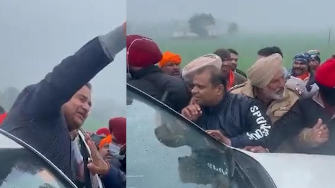 Watch: BJP protesters gherao Punjab Dy CM, force him to chant 'Modi Zindabaad'