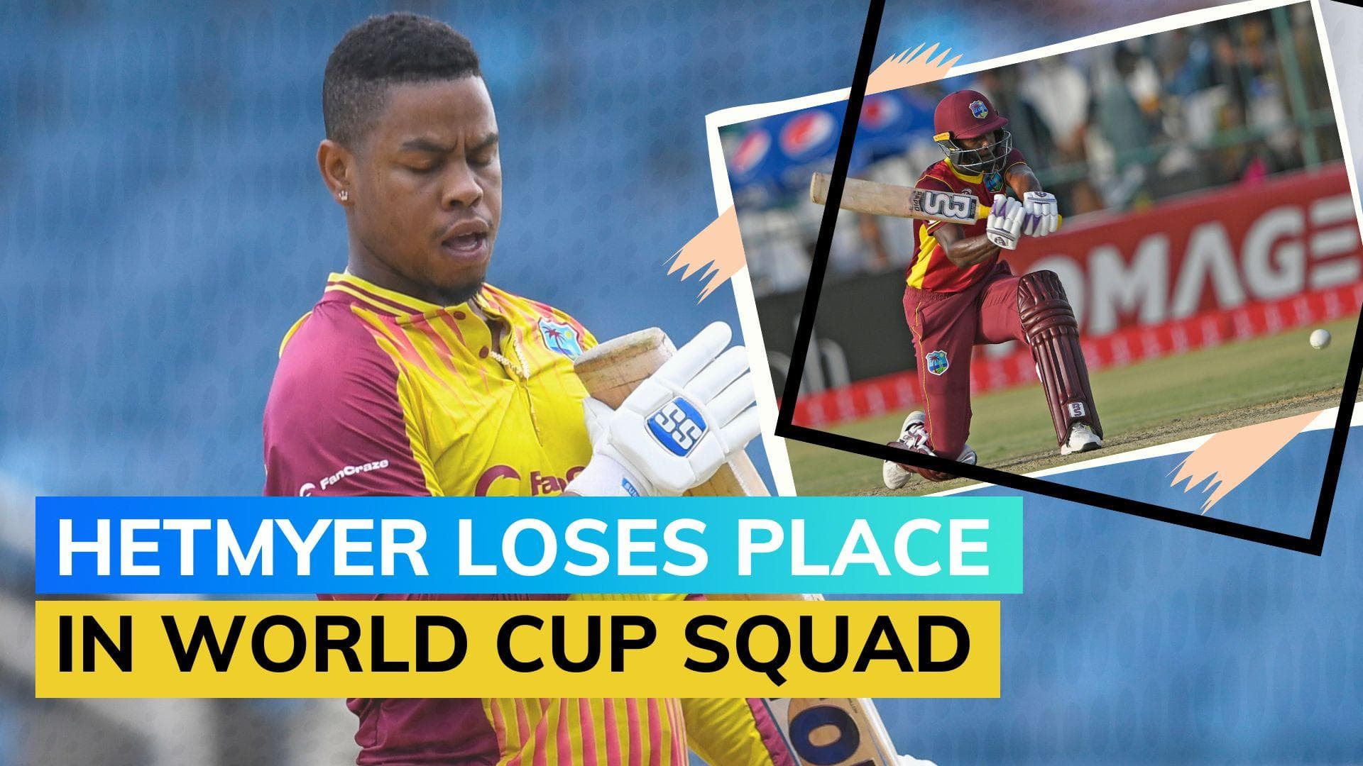T20 World Cup: Shimron Hetmyer misses rescheduled flight to Australia, dropped from West Indies squad