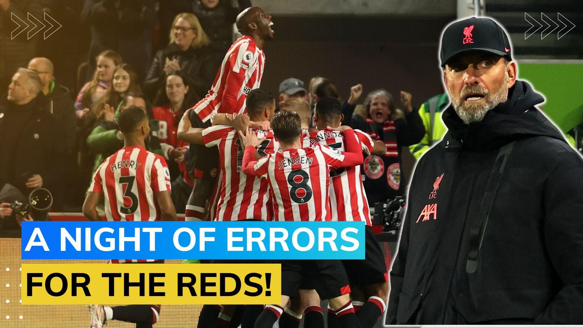 Premier League: Liverpool's top 4 hopes dented as Brentford beat the Blues 3-1