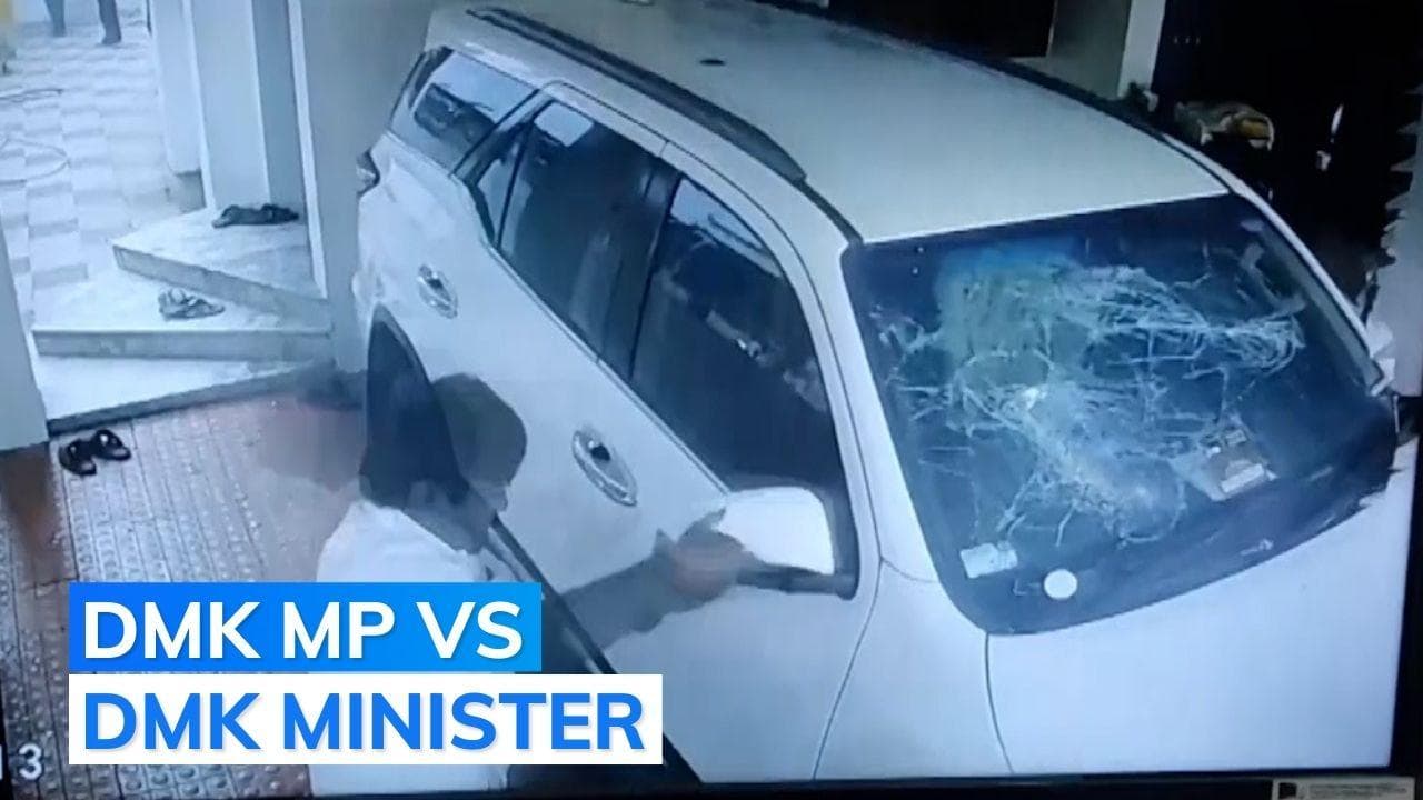 Black flags, vandalised cars: supporters of two DMK leaders fight over event invite