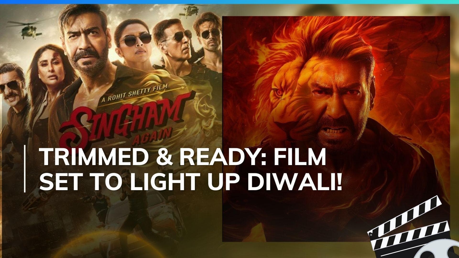 'Singham Again' set for Diwali: CBFC trims Ramayan bits in film, grants U/A rating